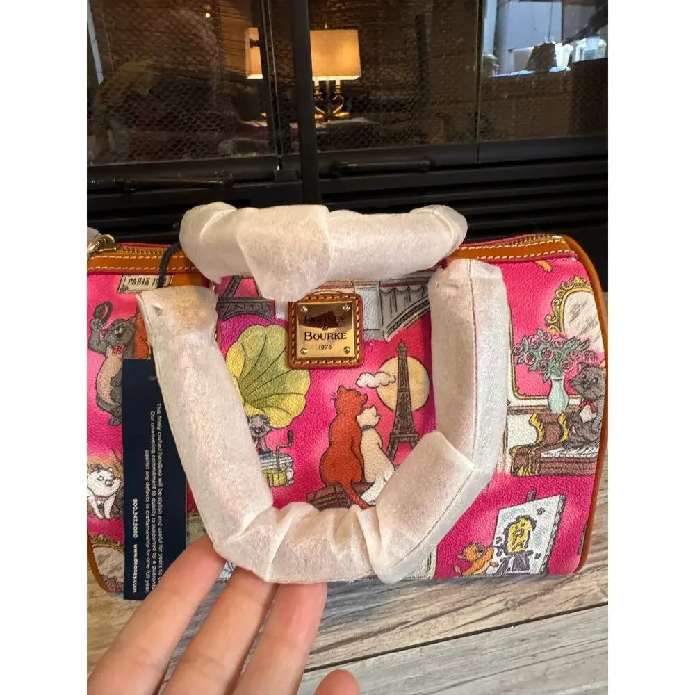 Dooney & Bourke hot pink 50th anniversary Aristocats NWT satchel handbag purse